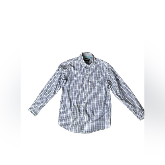 Nautica Other - Nautica Boys Button up Dress Shirt in purple and blue size Large 14/16